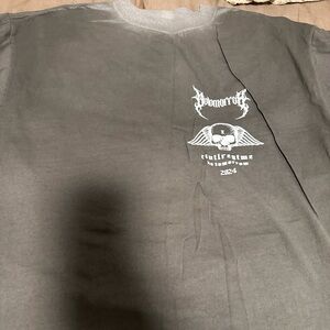 Civil Regime No tomorrow Gray Graphic Men's Shirt